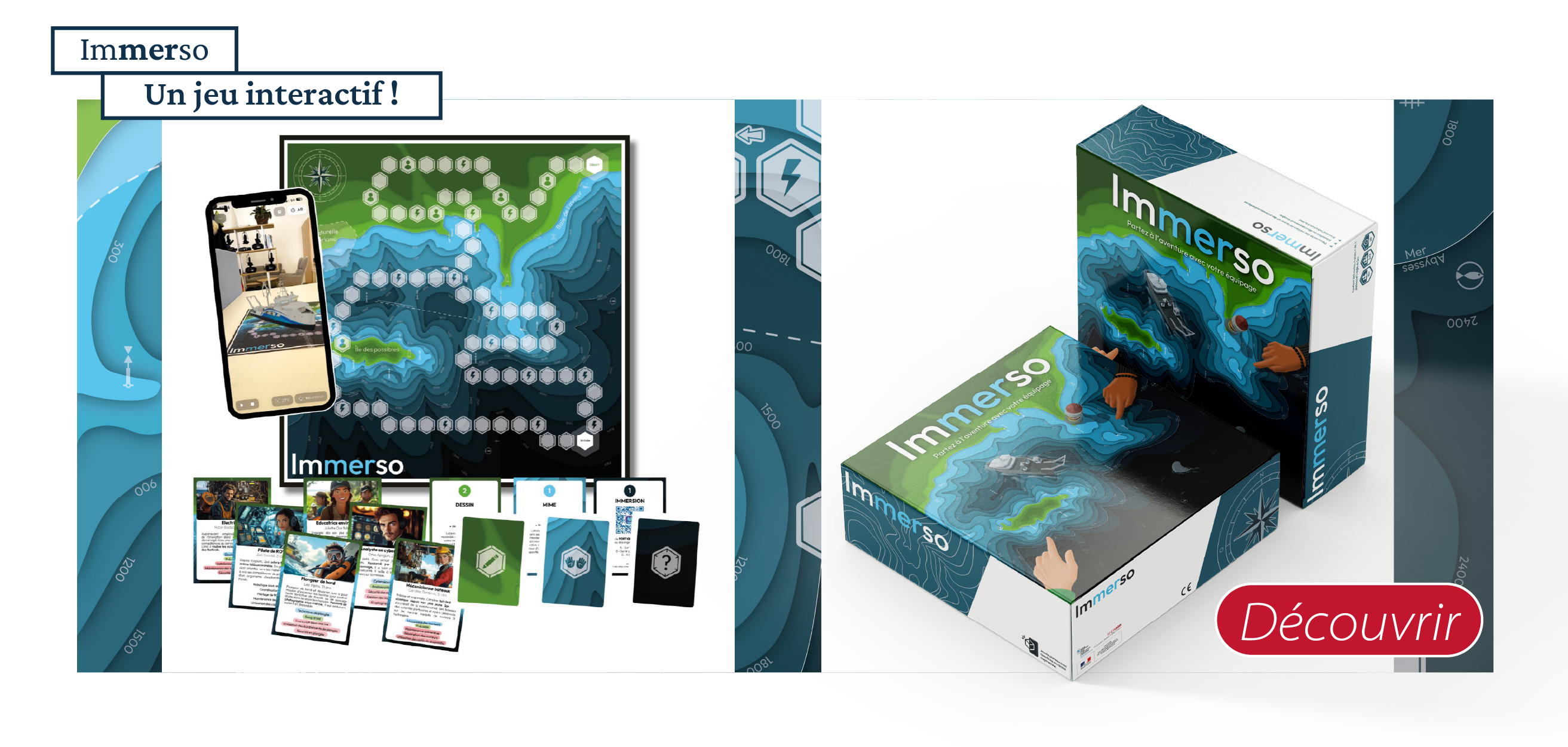  Immerso. Un jeu interactif pour découvrir l’environnement marin et ses métiers 