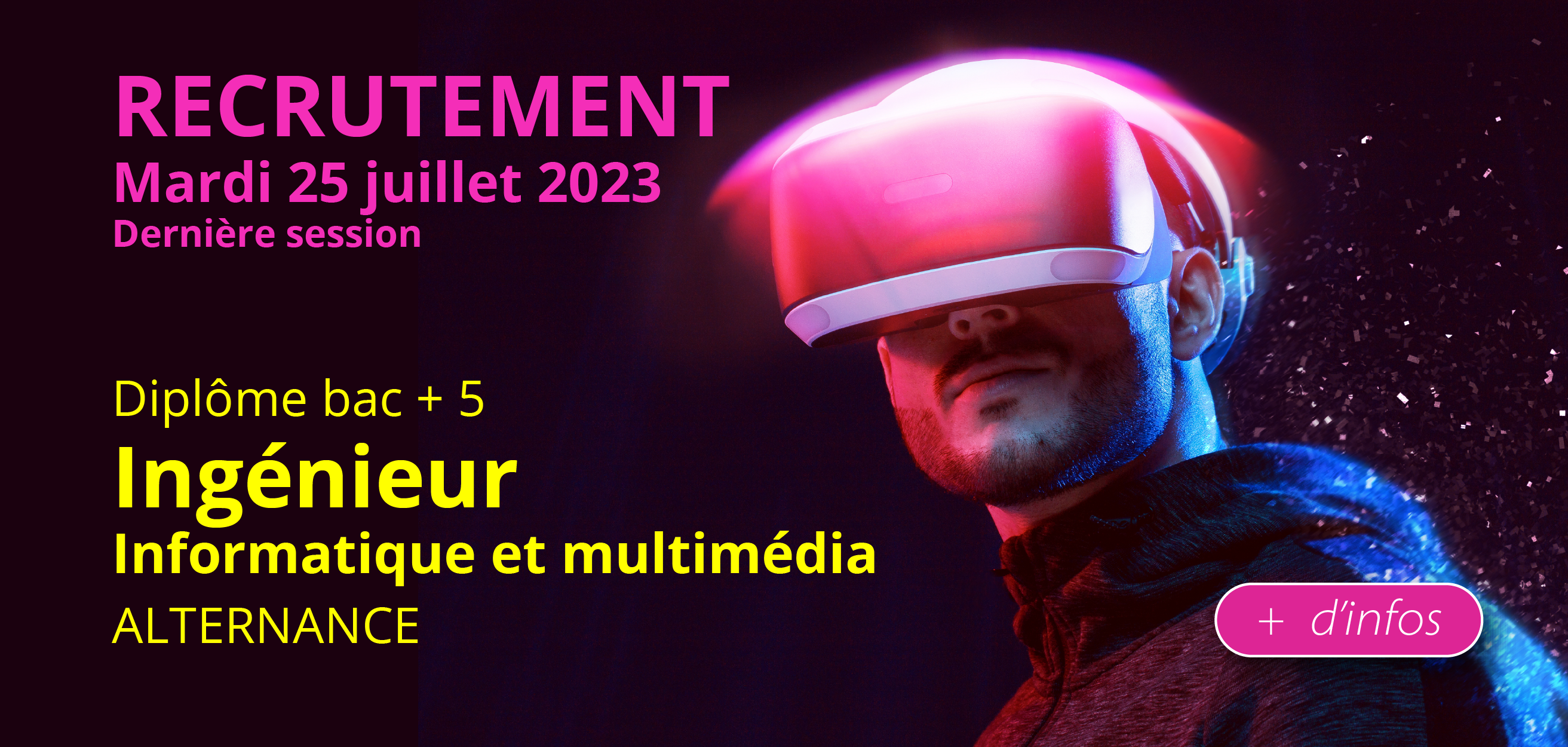 Diplôme d’ingénieur spécialité informatique et multimédia en apprentissage